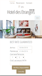 Mobile Screenshot of hoteldesetrangers.it